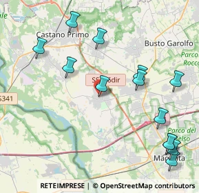 Mappa Via Antonio Pellegatta, 20012 Cuggiono MI, Italia (4.90538)