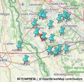 Mappa Via Antonio Pellegatta, 20012 Cuggiono MI, Italia (7.10412)
