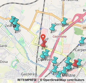 Mappa Via Gabriel Bella, 30174 Venezia VE, Italia (1.398)