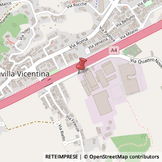 Mappa Via IV Novembre, 8, 36077 Altavilla Vicentina, Vicenza (Veneto)