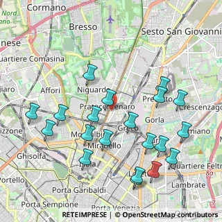 Mappa Via Luigi Mainoni d'Intignano, 20125 Milano MI, Italia (2.217)