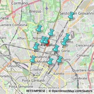 Mappa Via Luigi Mainoni d'Intignano, 20125 Milano MI, Italia (1.4575)