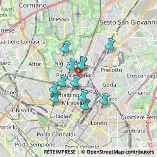 Mappa Via Luigi Mainoni d'Intignano, 20125 Milano MI, Italia (1.34)