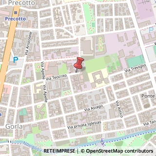 Mappa Via Teocrito, 47, 20128 Milano, Milano (Lombardia)