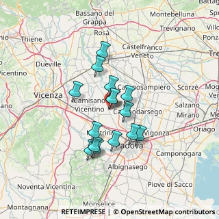 Mappa Via Tolleo, 35016 Piazzola sul Brenta PD, Italia (10.338)