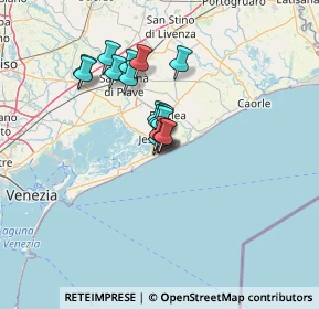 Mappa Via Dalmazia 2° Accesso al Mare, 30016 Lido di Jesolo VE, Italia (9.27625)