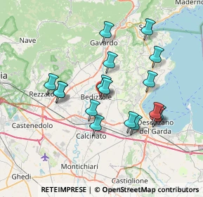 Mappa Viale delle Fiamme Verdi, 25081 Bedizzole BS, Italia (6.62176)