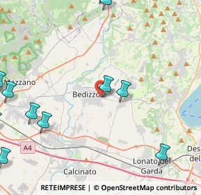 Mappa Viale delle Fiamme Verdi, 25081 Bedizzole BS, Italia (6.34083)