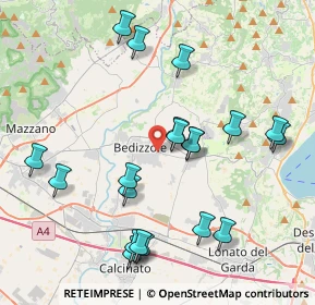 Mappa Viale delle Fiamme Verdi, 25081 Bedizzole BS, Italia (4.238)