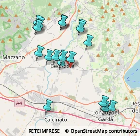 Mappa Viale delle Fiamme Verdi, 25081 Bedizzole BS, Italia (4.012)