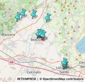 Mappa Viale delle Fiamme Verdi, 25081 Bedizzole BS, Italia (3.54)