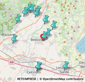 Mappa Viale delle Fiamme Verdi, 25081 Bedizzole BS, Italia (4.42357)