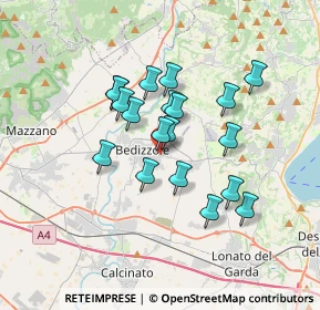 Mappa Viale delle Fiamme Verdi, 25081 Bedizzole BS, Italia (2.75947)