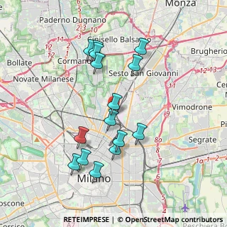 Mappa Via Stefano Ussi, 20125 Milano MI, Italia (3.646)
