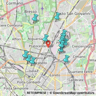 Mappa Via Stefano Ussi, 20125 Milano MI, Italia (1.70308)