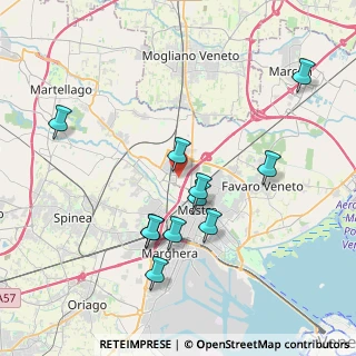 Mappa Via Borgo Pezzana, 30174 Venezia VE, Italia (3.76636)