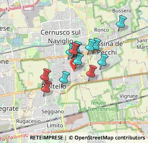 Mappa Via Verona, 20063 Cernusco sul Naviglio MI, Italia (1.20385)