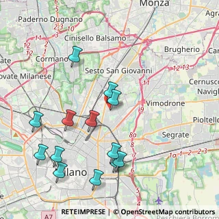 Mappa Via Teocrito, 20128 Milano MI, Italia (4.54846)