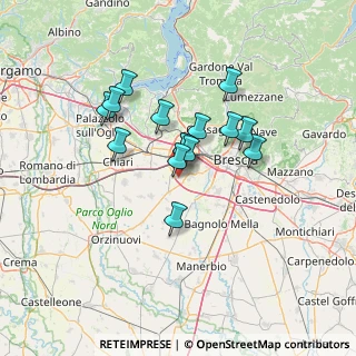 Mappa Via Castrina, 25039 Travagliato BS, Italia (10.23733)