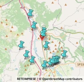Mappa Via Torino, 10013 Borgofranco d'Ivrea TO, Italia (3.97333)