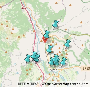 Mappa Via Torino, 10013 Borgofranco d'Ivrea TO, Italia (3.57636)
