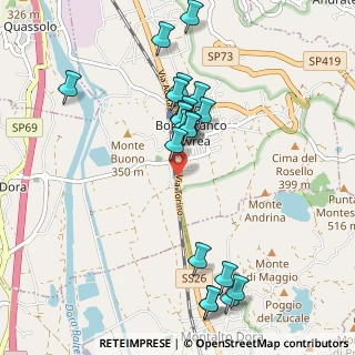 Mappa Via Torino, 10013 Borgofranco d'Ivrea TO, Italia (1.0235)