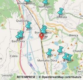 Mappa Via Torino, 10013 Borgofranco d'Ivrea TO, Italia (2.205)