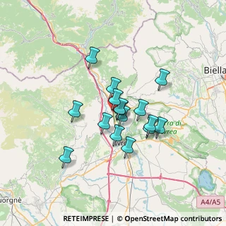 Mappa Via Torino, 10013 Borgofranco d'Ivrea TO, Italia (5.07375)