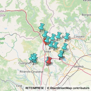 Mappa Via Torino, 10013 Borgofranco d'Ivrea TO, Italia (11.44125)