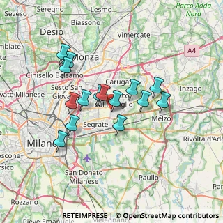 Mappa Piazza del Mercato, 20096 Pioltello MI, Italia (5.914)