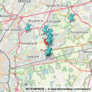 Mappa Via Platone, 20096 Pioltello MI, Italia (2.14)