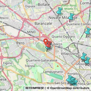Mappa Via Francesco Barzaghi, 20156 Milano MI, Italia (3.38182)