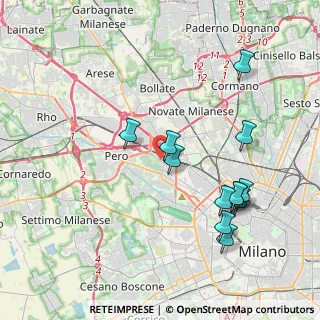 Mappa Via Francesco Barzaghi, 20156 Milano MI, Italia (4.07083)