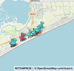 Mappa Viale Venezia 2° Accesso al Mare, 30016 Jesolo VE, Italia (1.54)