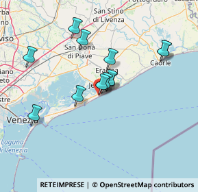 Mappa Viale Venezia 2° Accesso al Mare, 30016 Jesolo VE, Italia (12.46917)