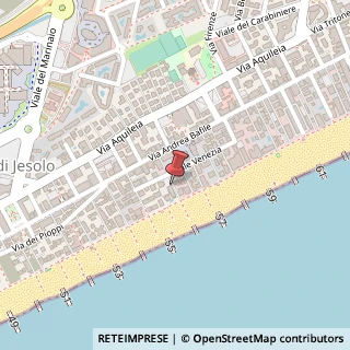 Mappa Via Andrea Bafile 7? Accesso al Mare, 10, 30016 Jesolo, Venezia (Veneto)
