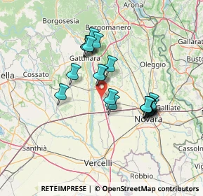 Mappa A26 Genova - Gravellona, 28064 Sillavengo NO, Italia (11.7315)
