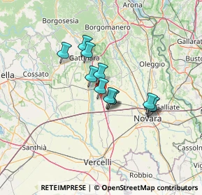 Mappa A26 Genova - Gravellona, 28064 Sillavengo NO, Italia (9.23167)