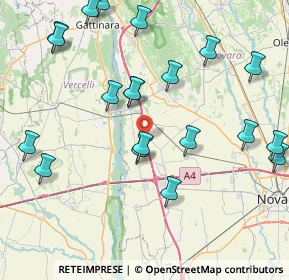 Mappa A26 Genova - Gravellona, 28064 Sillavengo NO, Italia (9.4225)