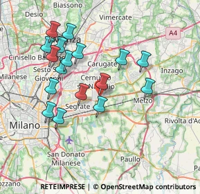 Mappa Via Madre Teresa di Calcutta, 20096 Pioltello MI, Italia (7.16353)