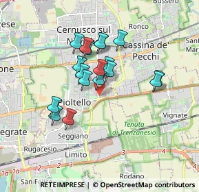 Mappa Via Madre Teresa di Calcutta, 20096 Pioltello MI, Italia (1.40778)