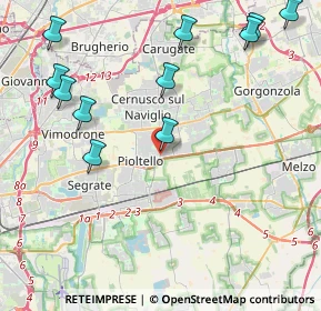 Mappa Via Madre Teresa di Calcutta, 20096 Pioltello MI, Italia (5.08364)