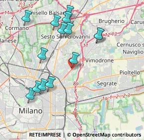 Mappa Via Bra, 20132 Milano MI, Italia (4.20143)