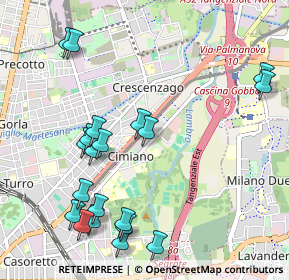 Mappa Via Bra, 20132 Milano MI, Italia (1.1925)