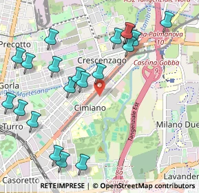 Mappa Via Bra, 20132 Milano MI, Italia (1.2105)