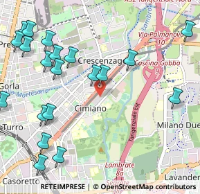 Mappa Via Bra, 20132 Milano MI, Italia (1.339)