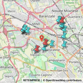 Mappa Via Bolla, 20151 Milano MI, Italia (1.895)