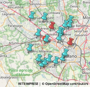 Mappa Via Michelangelo Buonarroti, 20016 Pero MI, Italia (7.004)