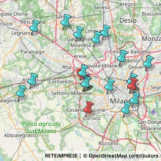 Mappa Via Michelangelo Buonarroti, 20016 Pero MI, Italia (8.851)