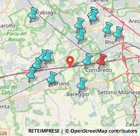 Mappa Cascina Gattinara, 20018 Sedriano MI, Italia (4.04067)